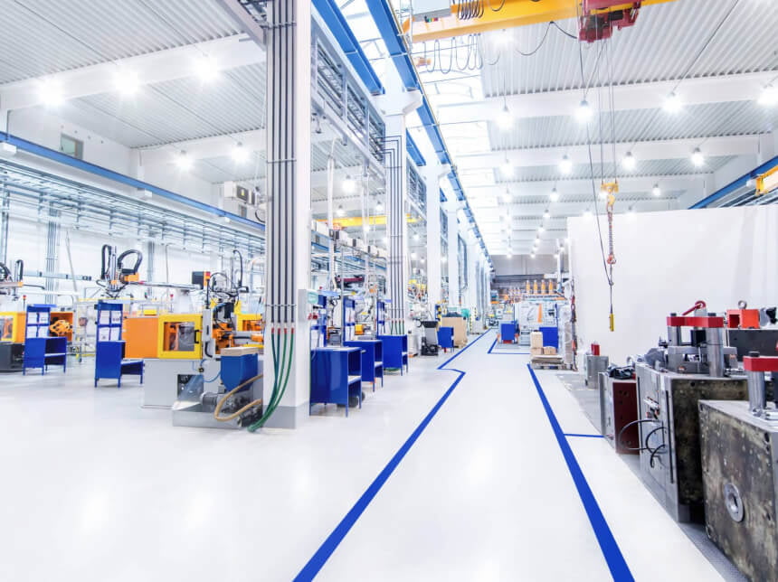 Commercial kitchen epoxy floor coatings are extremely popular, but this affordable commercial flooring can also be used for commercial flooring stores, and industrial flooring companies often install it as grocery store flooring and epoxy flooring for factory plus event halls, schools, police stations and sport halls